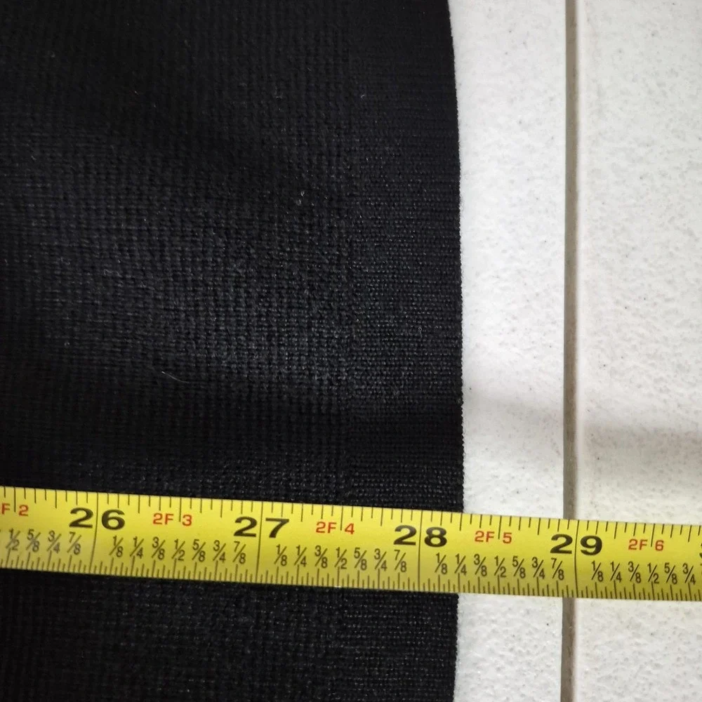 Vtg Banana Republic Sweater Mens XL Black X-Fine Merino Wool‎ 1/4 Zip  2000s